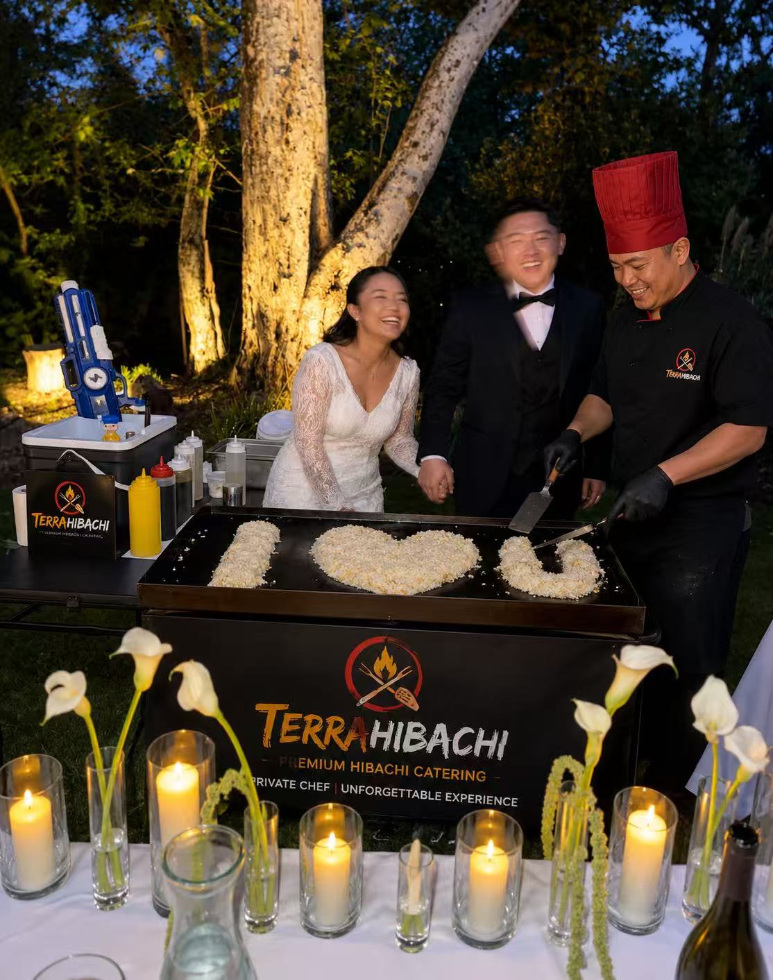 Terra Hibachi Chef Cooking